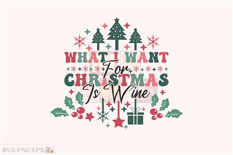 Funny Christmas Wine Svg T Shirt Design Graphic By Mharif · Creative Fabrica