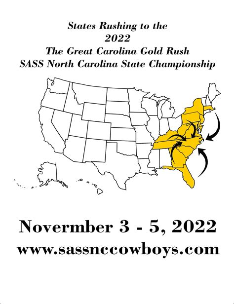 North Carolina State Championship "The Great Carolina Gold Rush" - SASS
