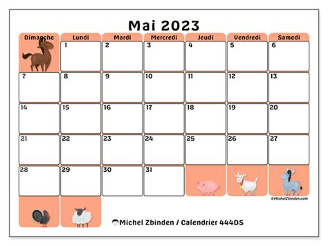 Calendrier Mai 2023 A Imprimer 52ds Michel Zbinden Mc Images