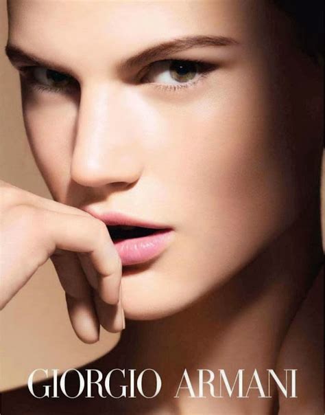 Fash Models Saskia De Brauw Para Giorgio Armani Beauty