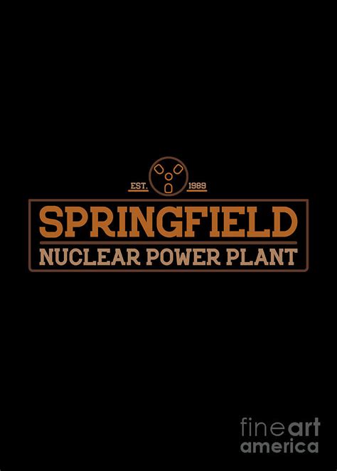 Springfield Nuclear Power Plant Digital Art By Daniel Donocik