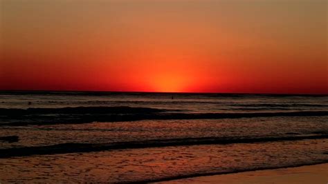 Beautiful Sunset On West Coast Florida Stock Footage Video 100