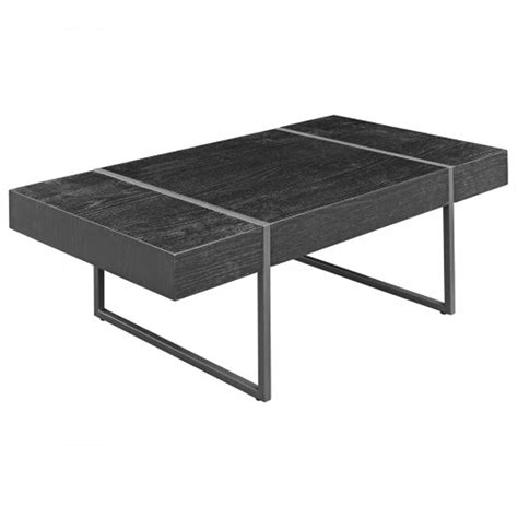 Black Oak Wooden Coffee Table Modern And Contemporary Coffee Tables