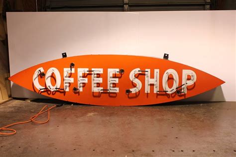 1950s Neon Sign Coffee Shop For Sale At 1stdibs