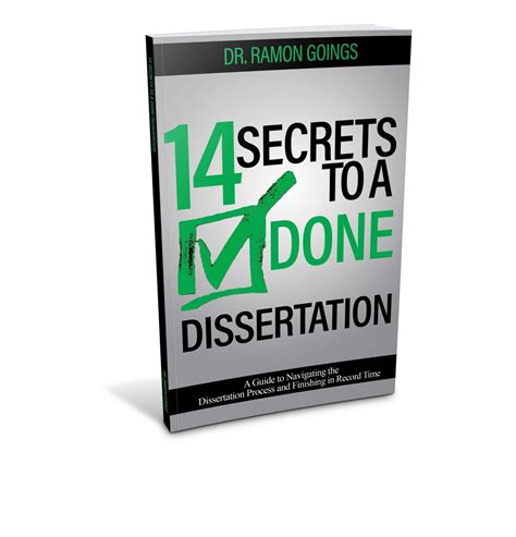 14 Secrets To A Done Dissertation Book
