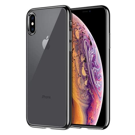 Iphone Xs Max Slim Transparent Case With Tpu Frame For Apple Iphone Xs