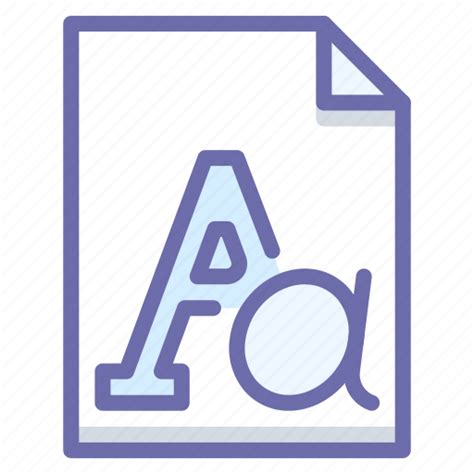Extension Font Type Icon