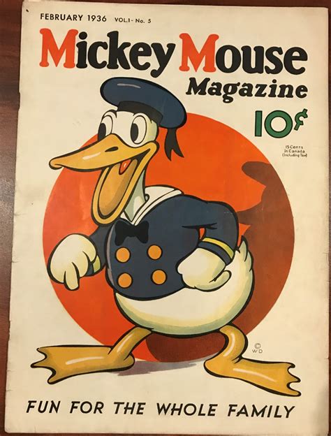 Gac Featured Golden Age Cover Mickey Mouse Magazine Vol 1 No 5