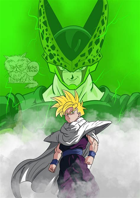 The cell games takes a new twist in its story in this beyond dragon ball z fan manga story as perfect cell vs gohan results in a dangerous outcome for our heroes as goku triggered by his emotions. Gohan vs Cell (Dragon Ball Z) by nekoobeso on DeviantArt ...