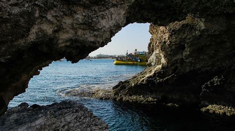 Free Download Hd Wallpaper Sea Cave Cliff Coast Nature Tourism