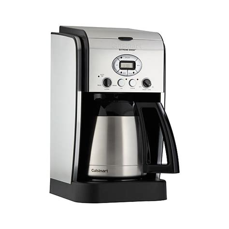 If you're okay with substandard coffee, then go buy a 10$ coffee maker that will provide you with a cup of burnt brown water. Cuisinart ® 10 Cup Thermal Extreme Brew Coffee Maker | Crate and Barrel