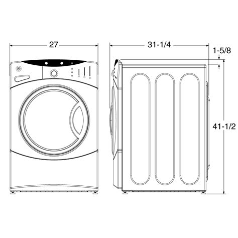If you purchase a standalone washer and. Washer/Dryer Dimensions | Laundry room storage, Stackable ...