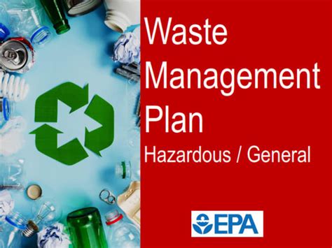 Prepare Hazardous Waste Management Plan Procedure Manual Sop By