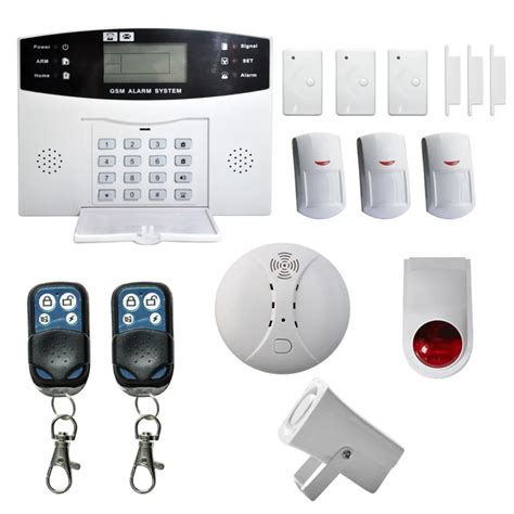Multifunction Security Burglar Intruder Alarm Sets Wireless Lcd Gsm