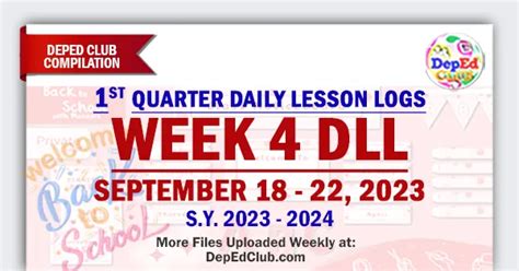 Daily Lesson Log Archives The Deped Teachers Club