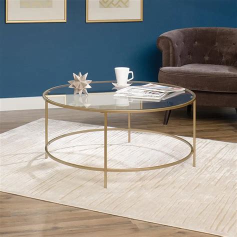 Living Room Center Table Glass Coffee Table Round Coffee Tables With X
