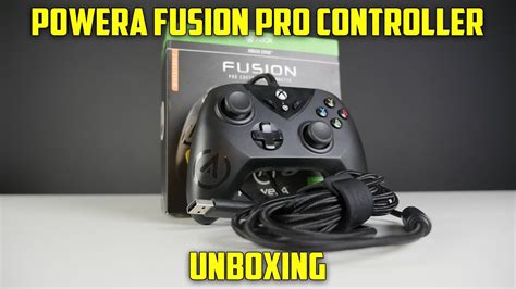 Powera Fusion Pro Xbox One Controller Unboxing Youtube