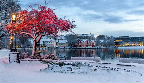 Hintergrundbilder Weihnachten Winter Norwegen Stavanger Norge