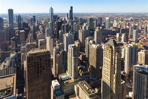 Aerial View Of Chicago Free Stock Photo Public Domain Pictures