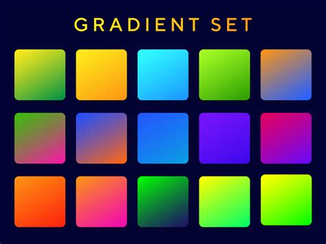 Vibrant Gradients Swatches For Ui Kits And Web Design Uplabs