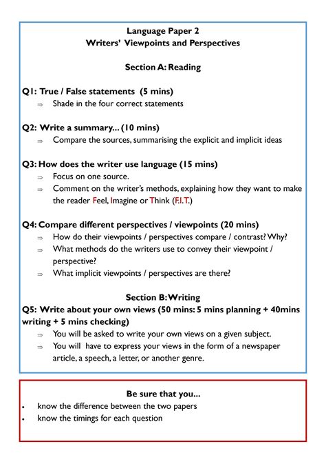 Solution Gcse English Language Papers 1 And 2 Revision Guide Studypool