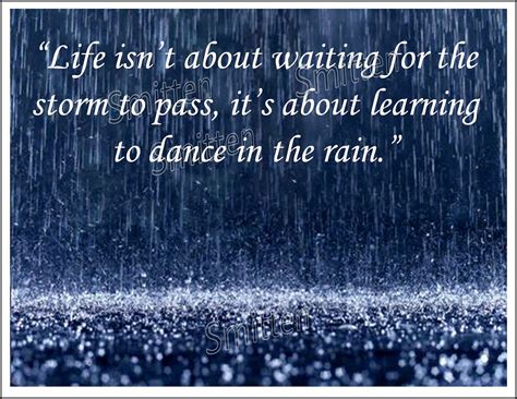 Life Isnt About The Stormlearning To Dance In The Rain5x7 Art