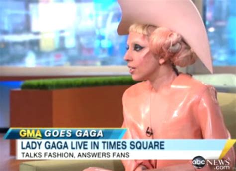 Lady Gaga Wears Facial Horns Condom Inspired Outfit On Good Morning