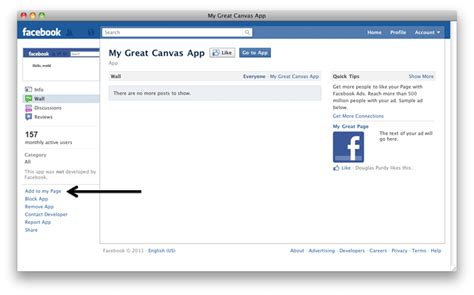 Display Your Storefront In A Facebook Tab