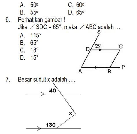 Nisbah, kadar dan kadaran ii 13. LATIHAN GARIS DAN SUDUT - MATEMATIKA
