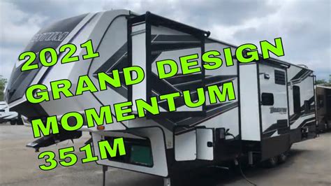 New 2021 Grand Design Momentum 351m Toy Hauler 5th Wheel Dodd Rv Show
