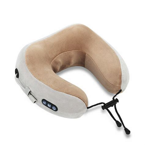 Neck Electric Massage Pillow U Shaped Memory Foam Deep Tissue Travel Pillow Ebay