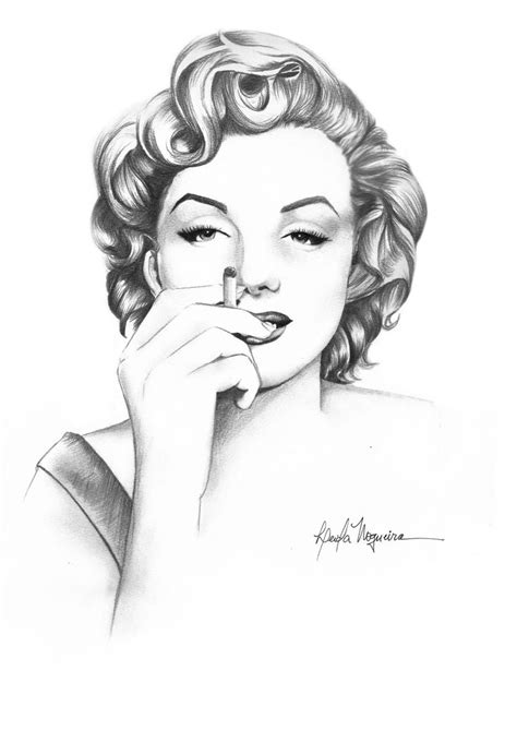 Marilyn Monroe Pencil Drawing By Leidanogueira On DeviantART This