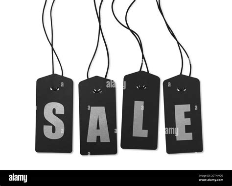 Sale Labels Isolated On White Stock Photo Alamy