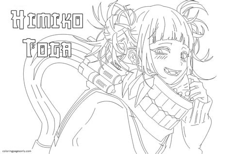 Mha Toga Coloring Pages Coloring Pages