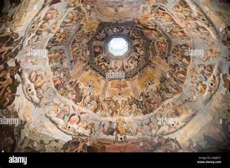 The Last Judgment Fresco By Giorgio Vasari And Federico Zuccari 1568 To