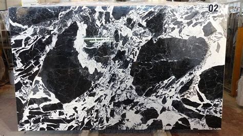 French Marble Black And White Noir Grand Antique From France