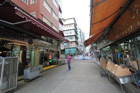 Mong Kok Street View In Hong Kong Editorial Photography Image Of