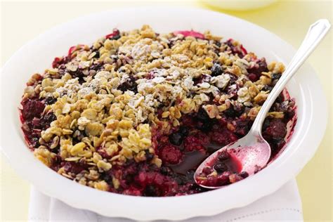 Frozen Berry Crumble