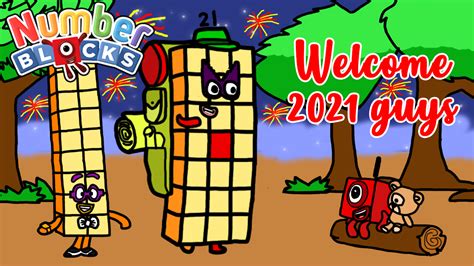 Numberblocks 2021 And 1 Celebrating New Year In The Forest