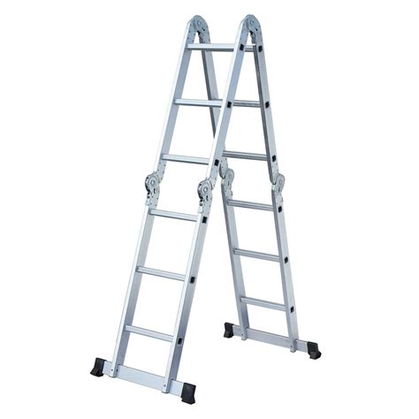 125ft Extension Multi Purpose Folding Aluminum Step Ladder Multi