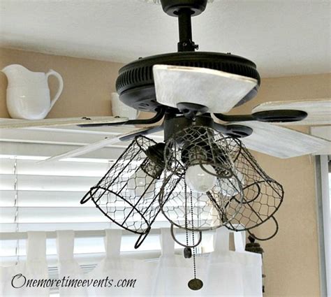 How I Gave My Ceiling Fan A Farmhouse Style Ceiling Fan Makeover