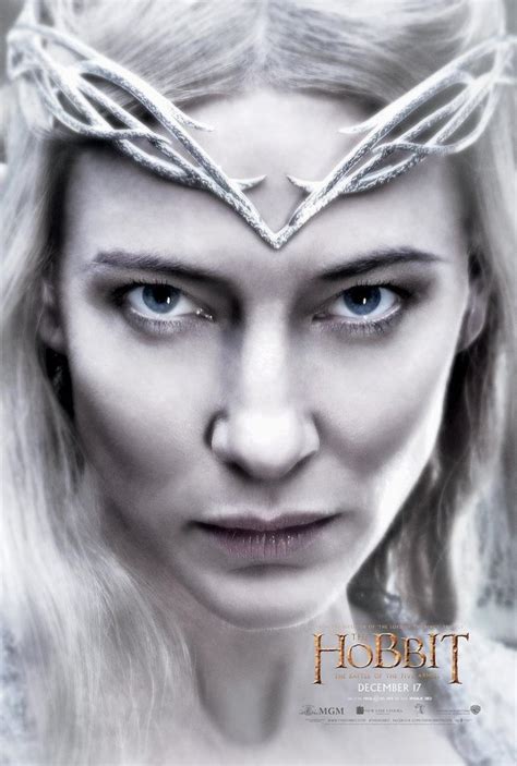 Cate Blanchett S Galadriel Featured On Poster For The Hobbit