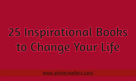 25 Inspirational Books To Change Your Life