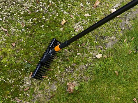 Dethatching your lawn improves its overall health. Thatch Rake