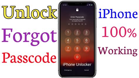 How To Unlock Iphone Forgot Passcode Unlock Iphone Password Youtube