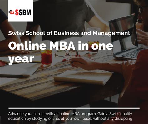 Our Online Mba Program In 1 Year Swiss School Of Business And