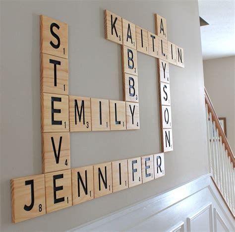 Carved Scrabble Wall Tiles 45 And 55 Scrabble Etsy Scrabble Wall