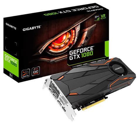 Gigabyte представила нереференсную версию Geforce Gtx 1080 с турбиной