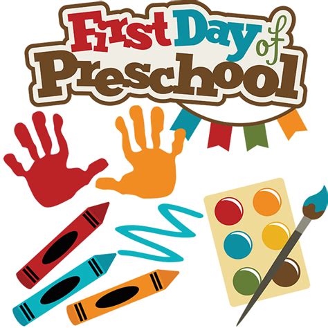 First Day Of Preschool Svg School Svg Files Crayon Svg File Preschool