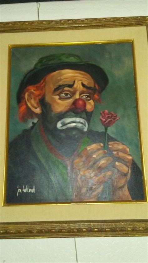 How May I Find Out How Much My Clown Oil Painting Is Worth Artifact